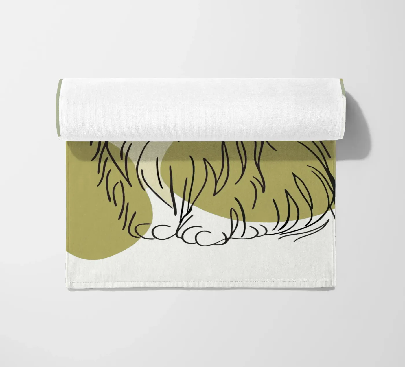 Cat beach towel by RELAXING TOUCH