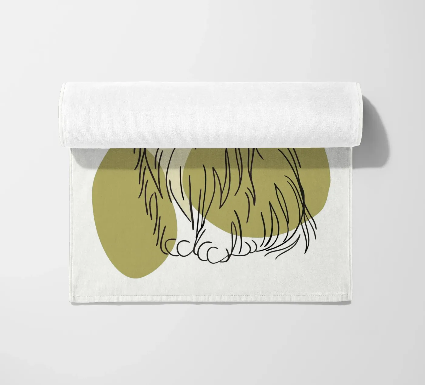 Cat beach towel by RELAXING TOUCH