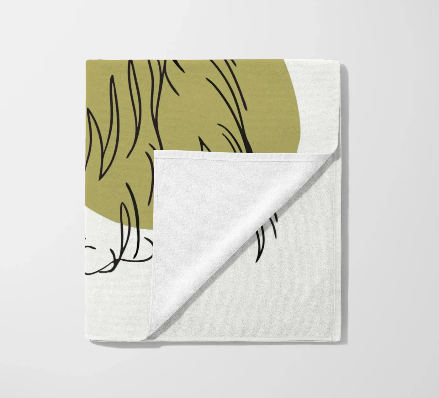 Cat beach towel by RELAXING TOUCH