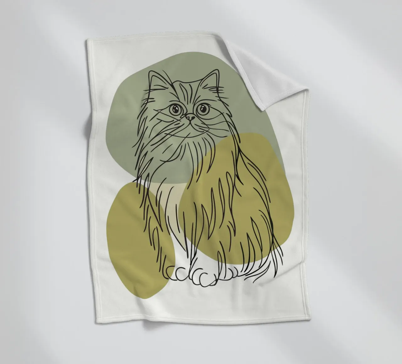 Katze Fleecedecke von RELAXING TOUCH