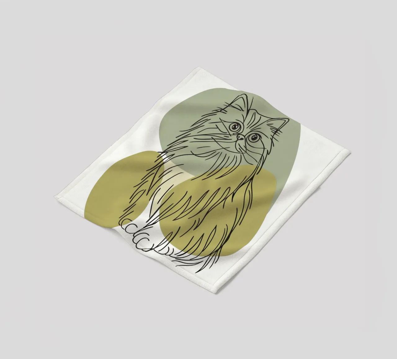 Katze Fleecedecke von RELAXING TOUCH