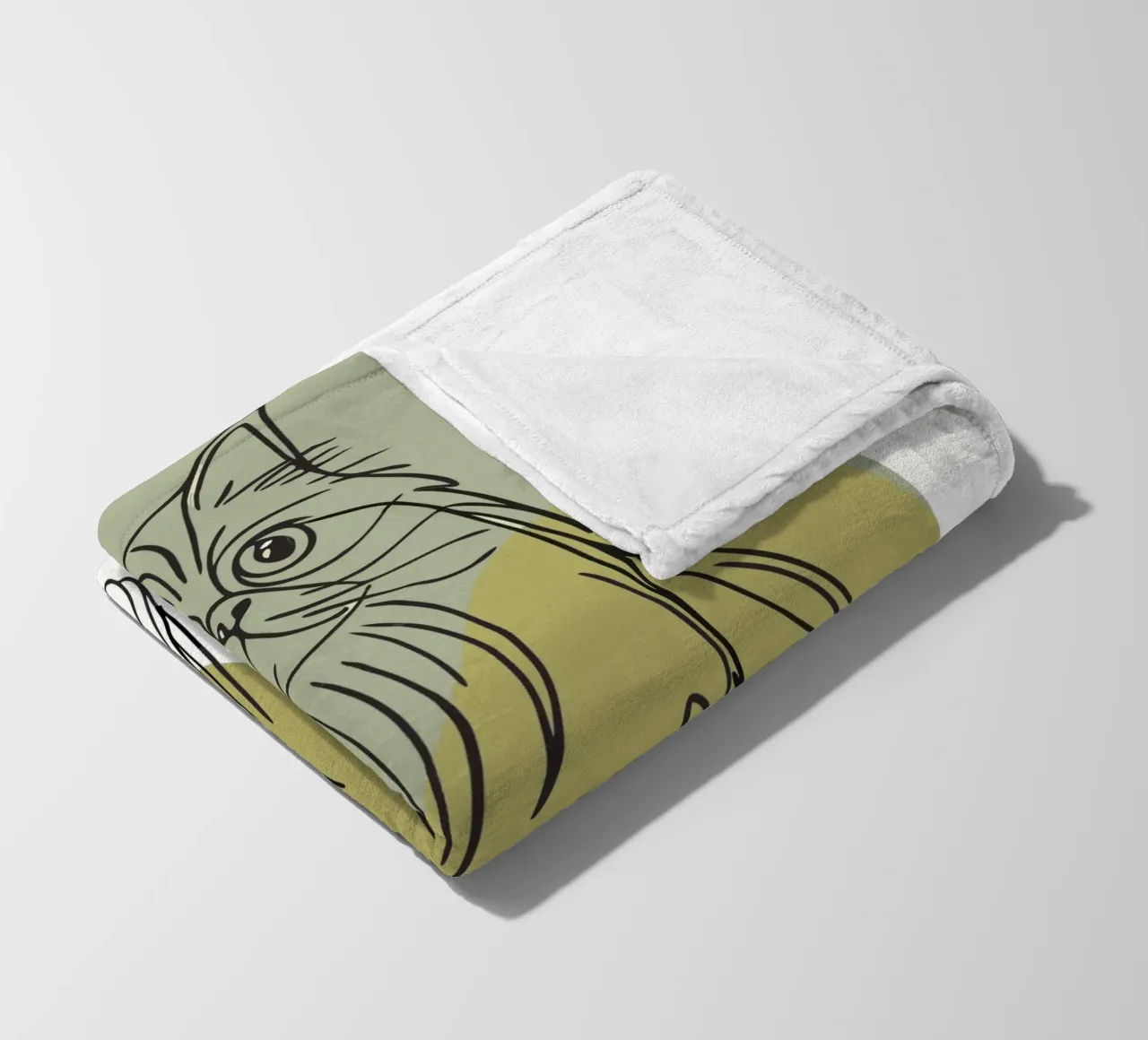 Katze Fleecedecke von RELAXING TOUCH