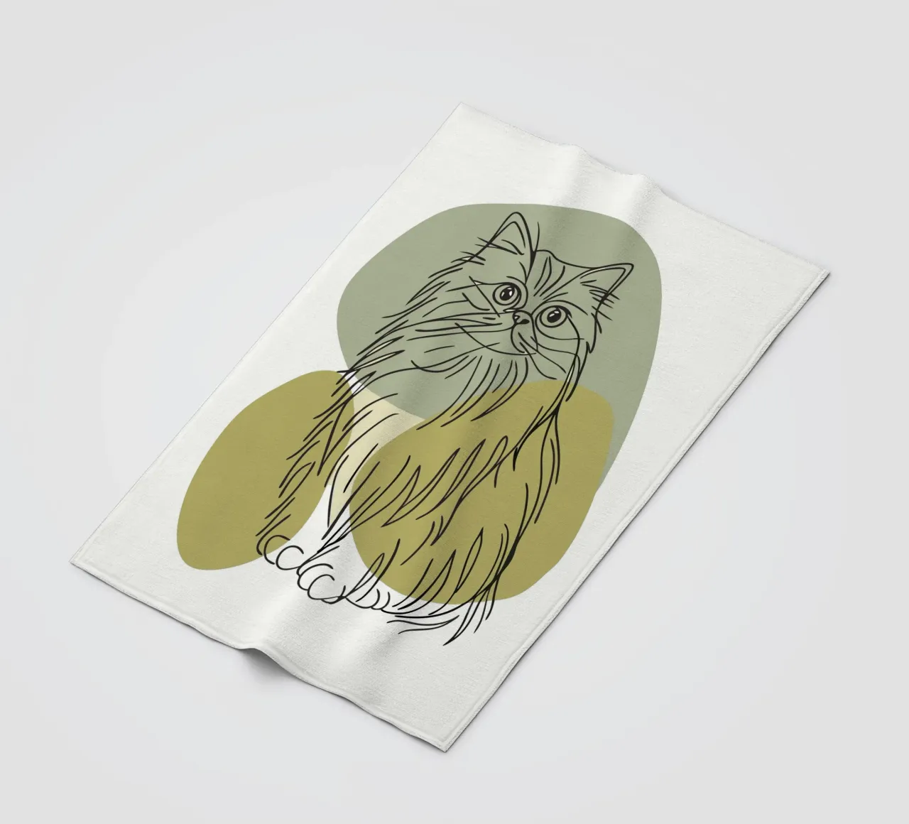 Katze Fleecedecke von RELAXING TOUCH