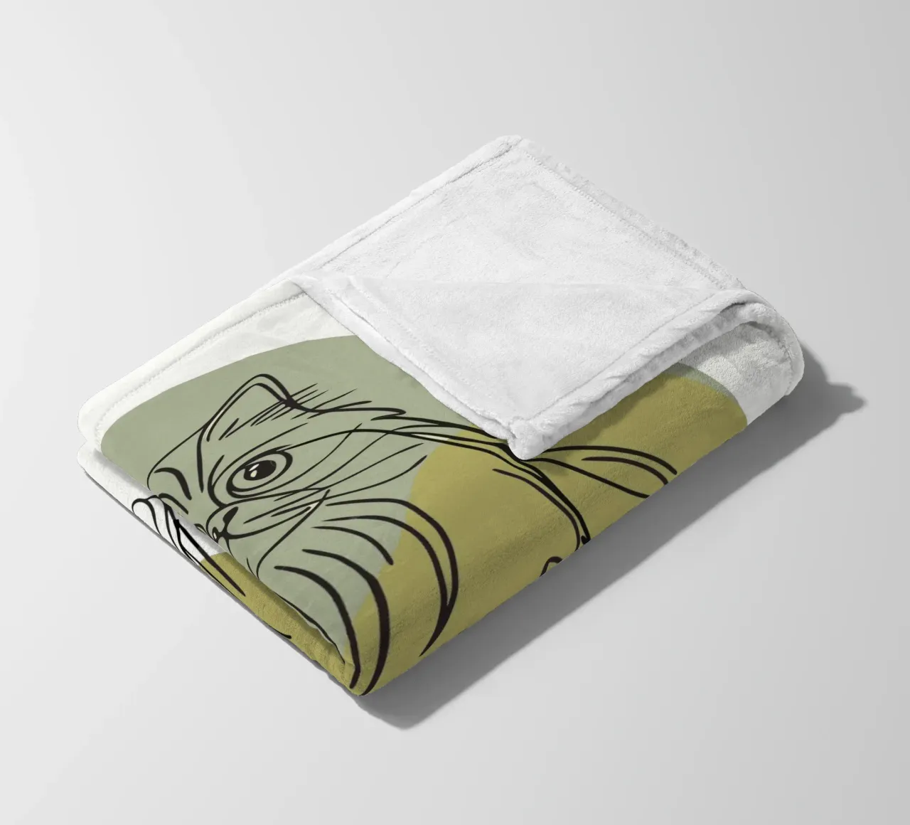 Katze Fleecedecke von RELAXING TOUCH