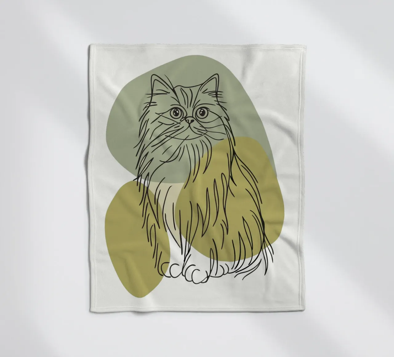 Katze Fleecedecke von RELAXING TOUCH