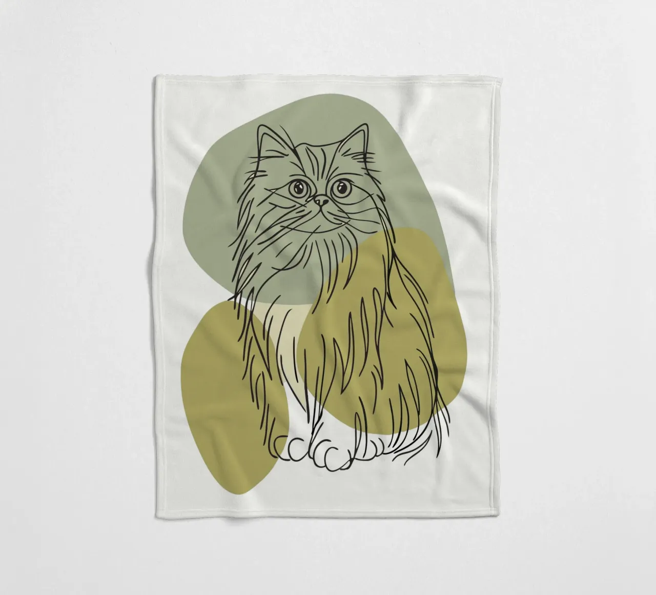 Katze Fleecedecke von RELAXING TOUCH