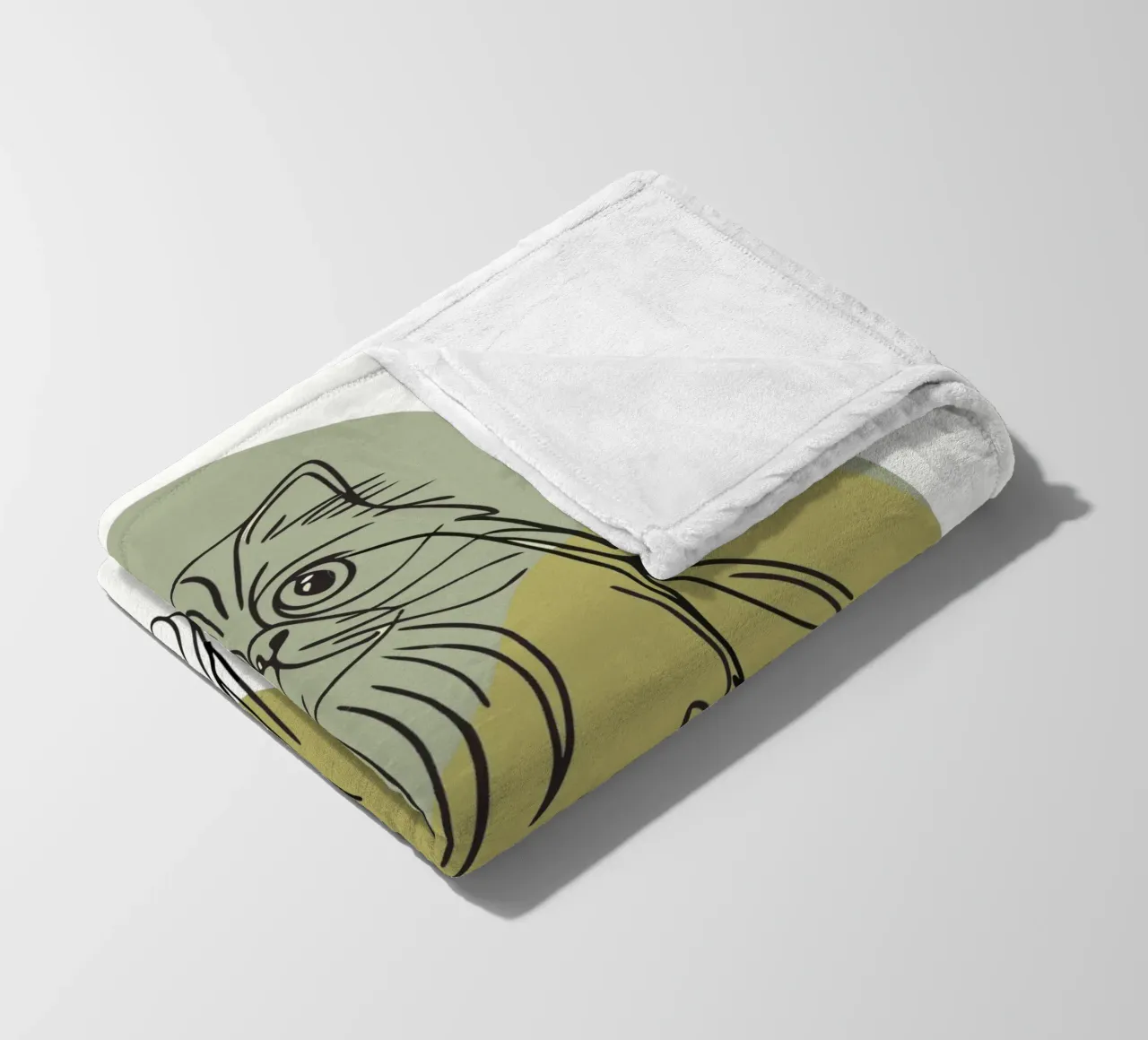 Katze Fleecedecke von RELAXING TOUCH