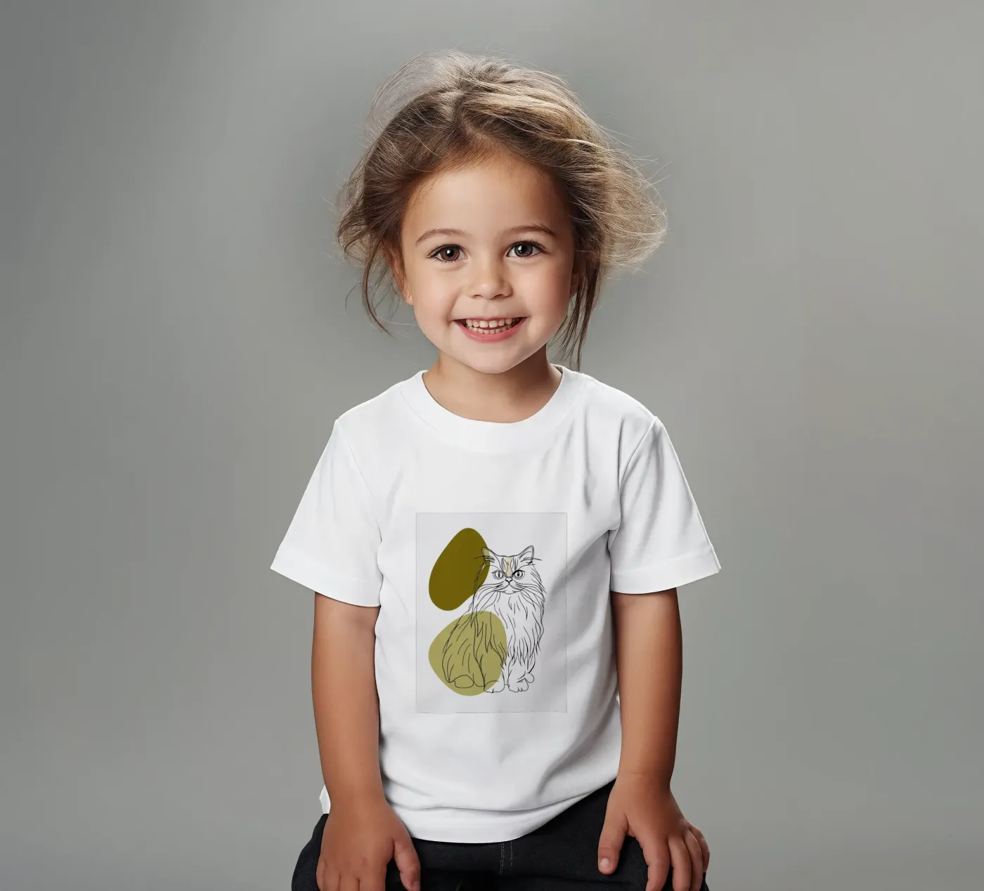 Kat kinder t-shirt van RELAXING TOUCH