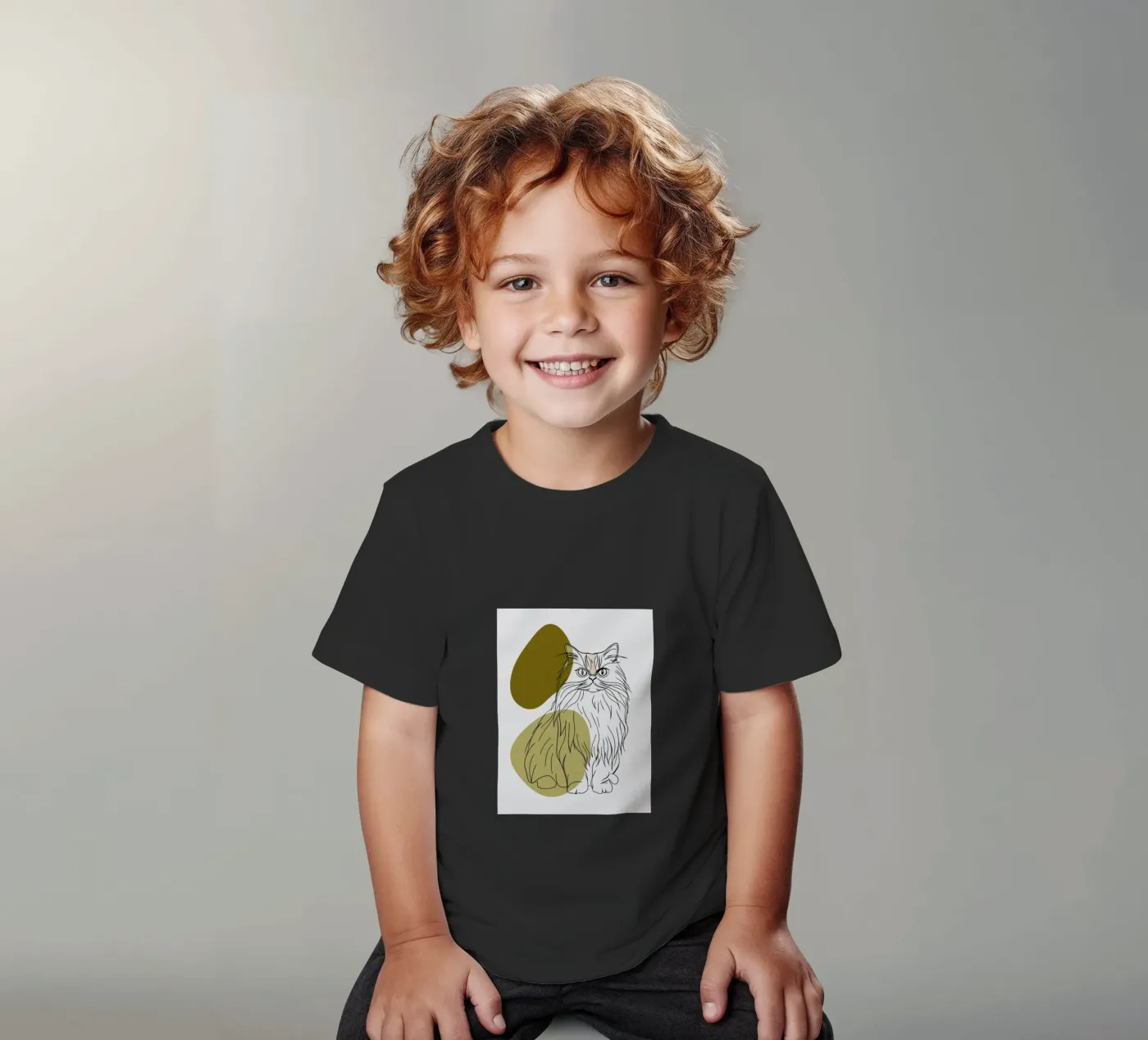 Kat kinder t-shirt van RELAXING TOUCH
