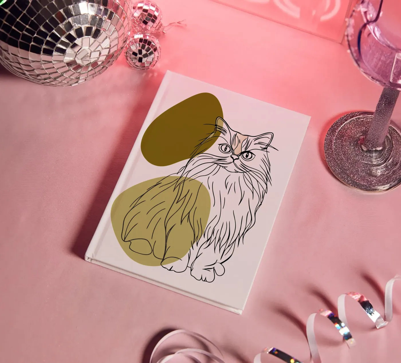 Cat notebook by RELAXING TOUCH