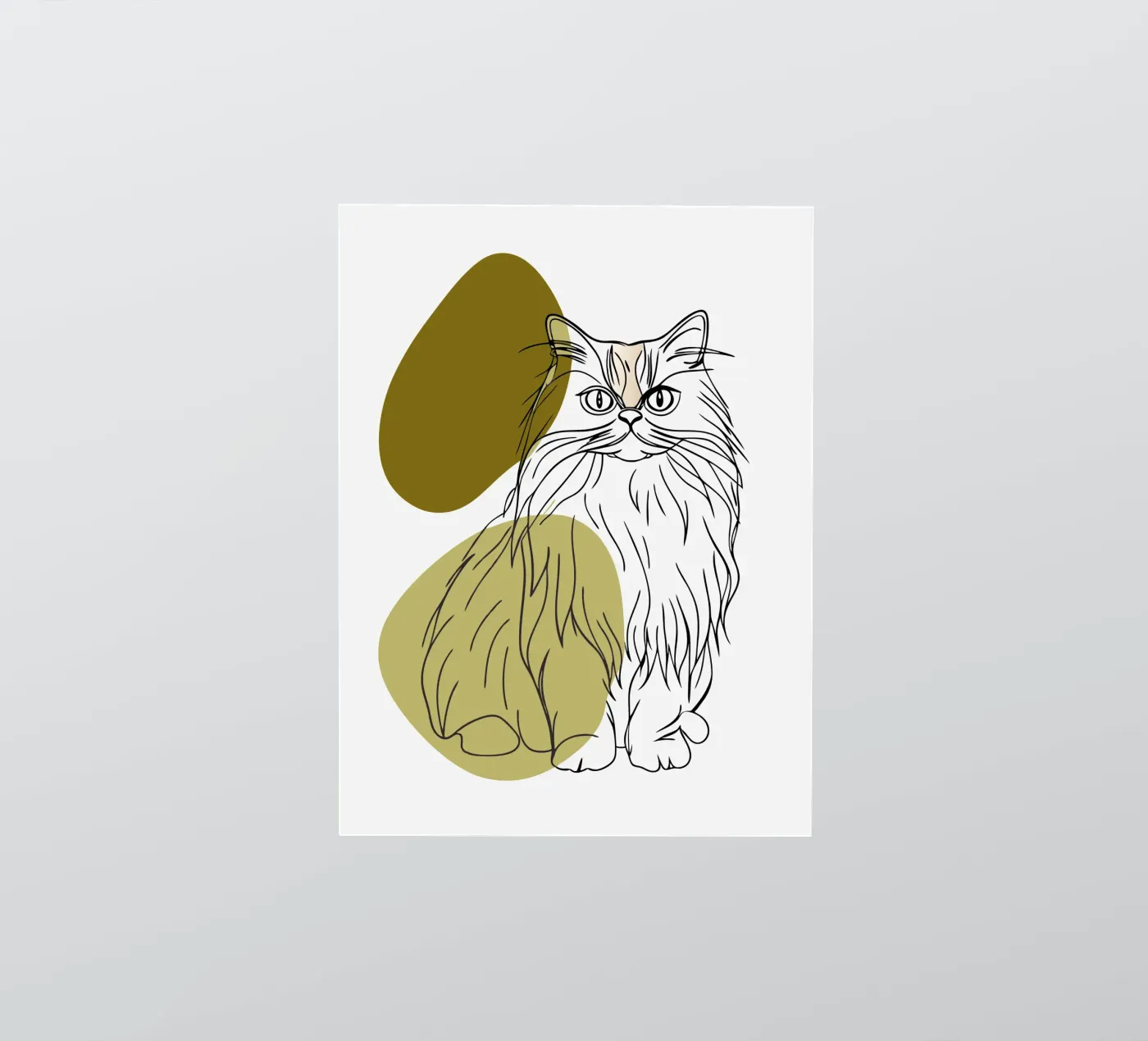 Kat sticker van RELAXING TOUCH