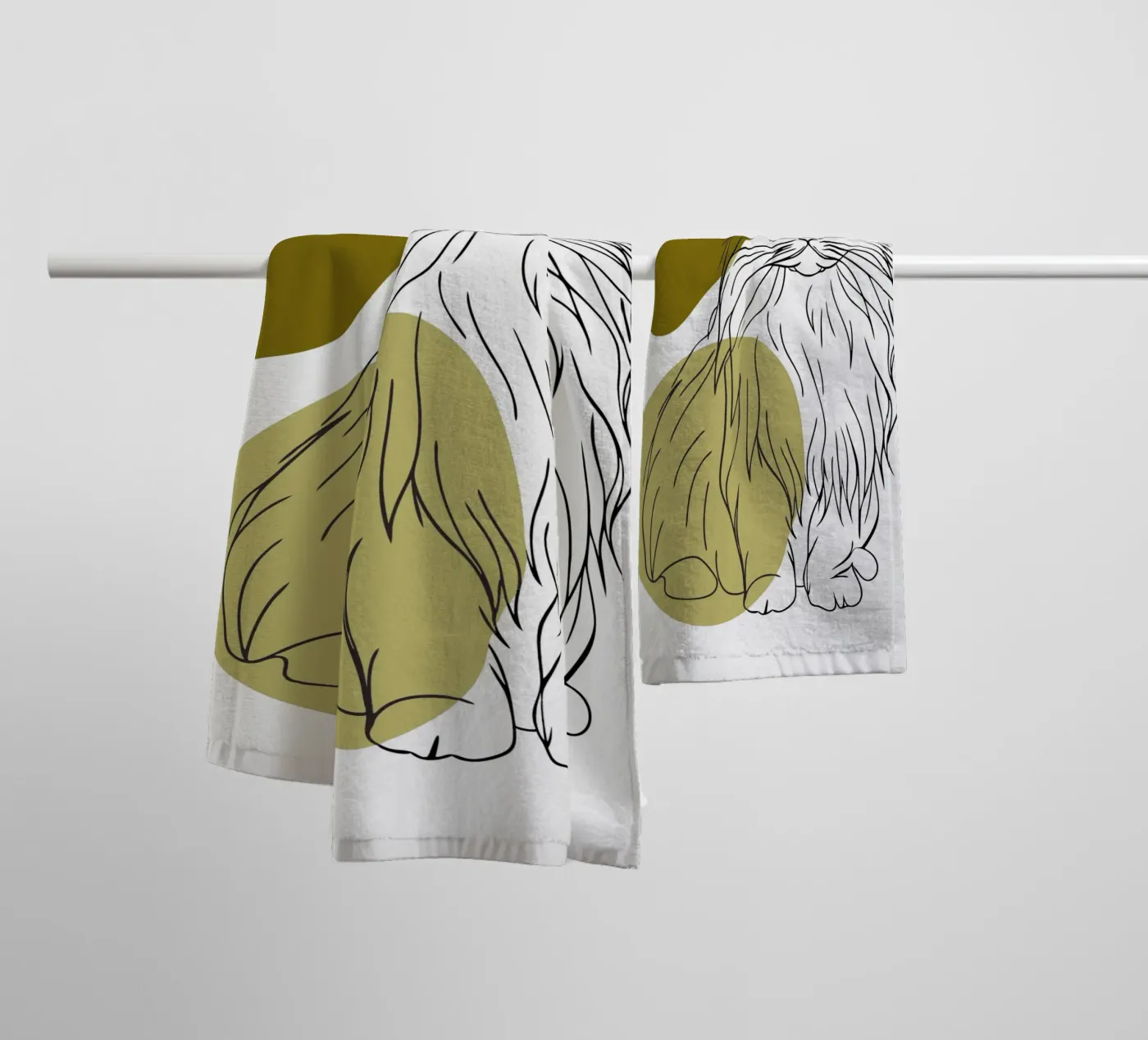 Kat badhanddoek van RELAXING TOUCH