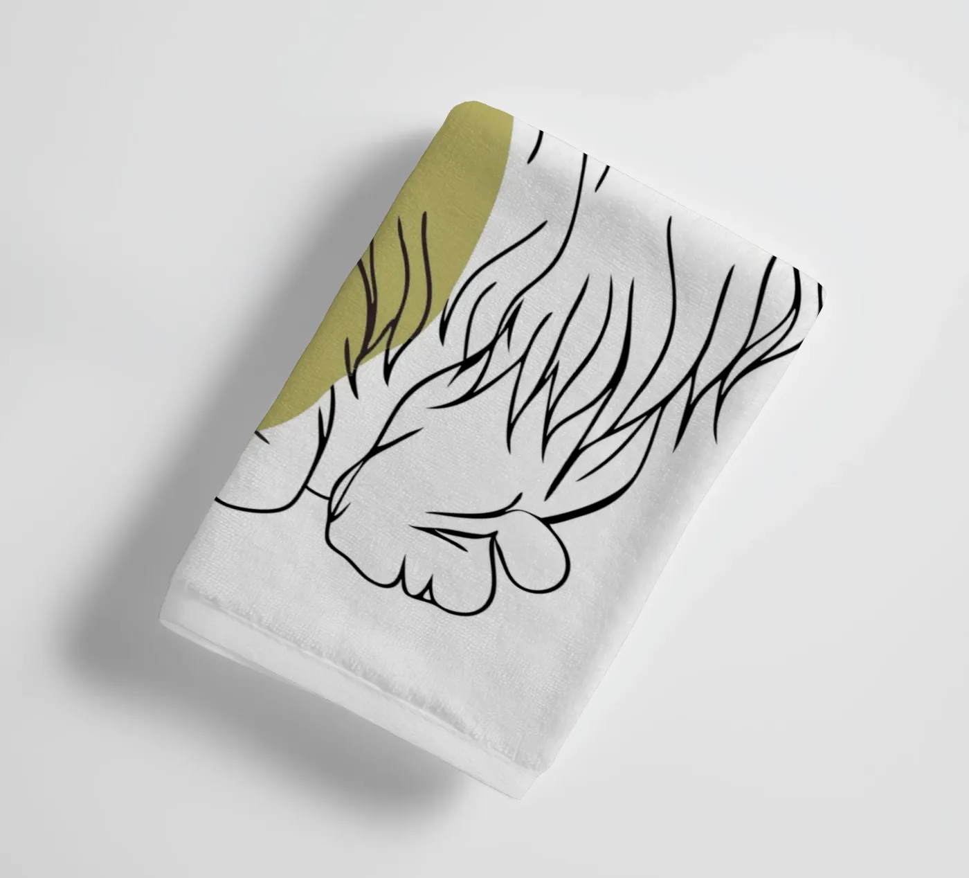 Kat badhanddoek van RELAXING TOUCH