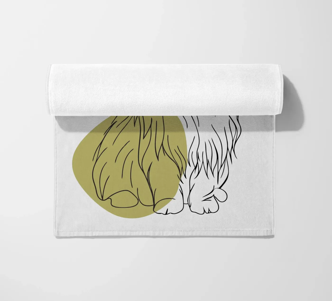 Cat beach towel by RELAXING TOUCH