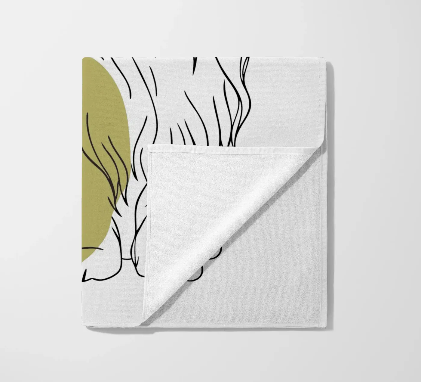 Cat beach towel by RELAXING TOUCH