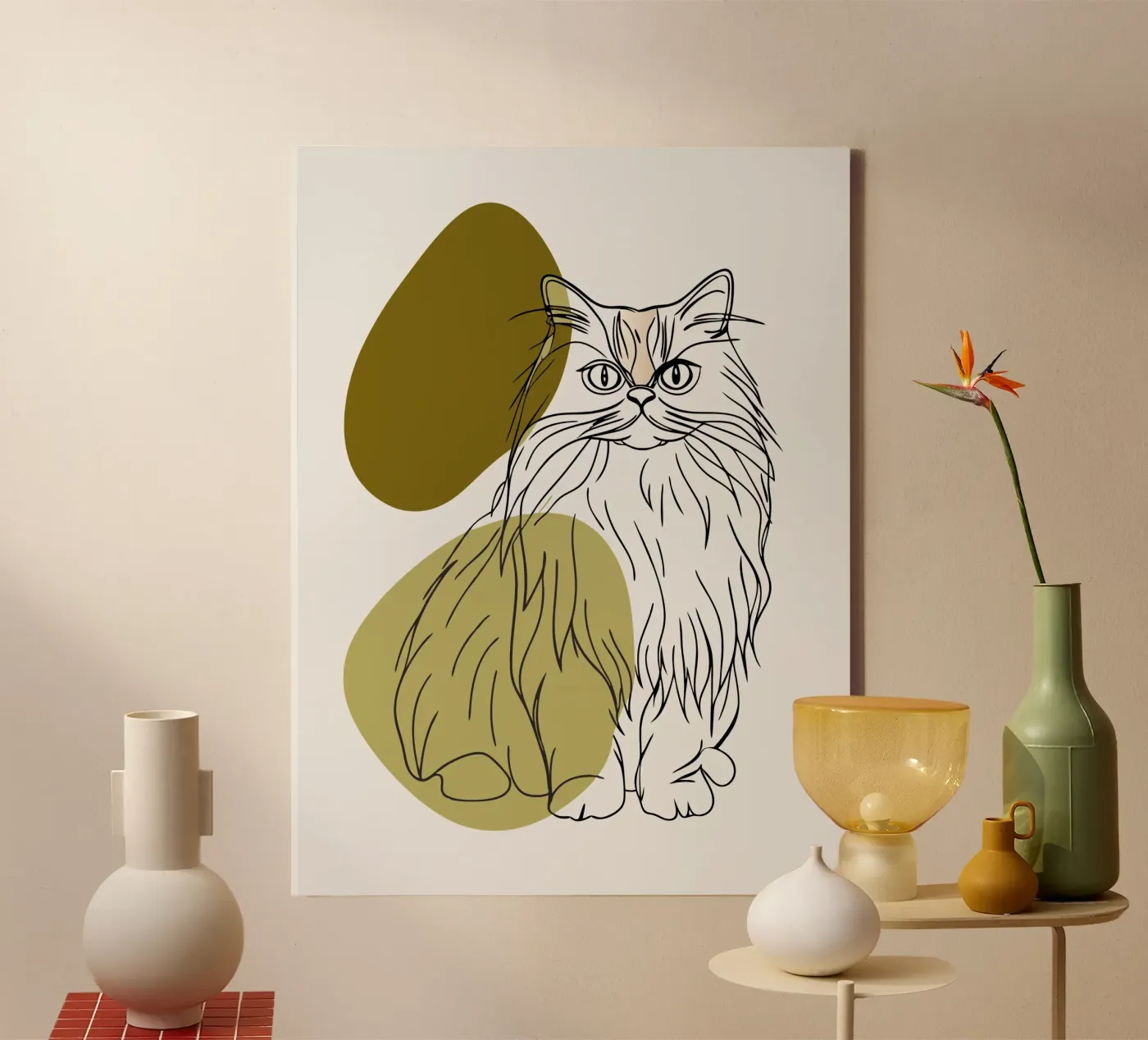 Cat canvas by RELAXING TOUCH