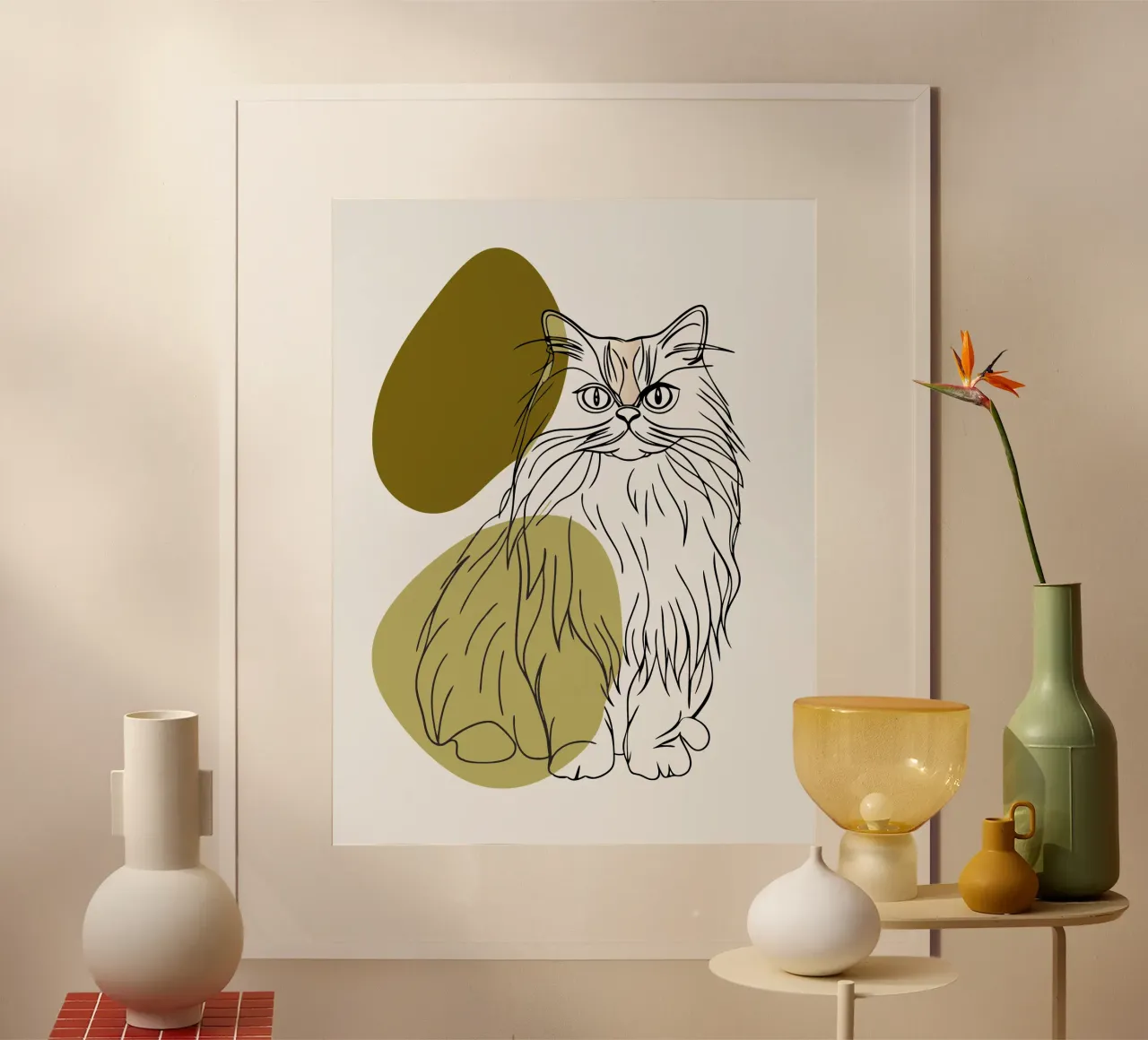 Cat poster by RELAXING TOUCH
