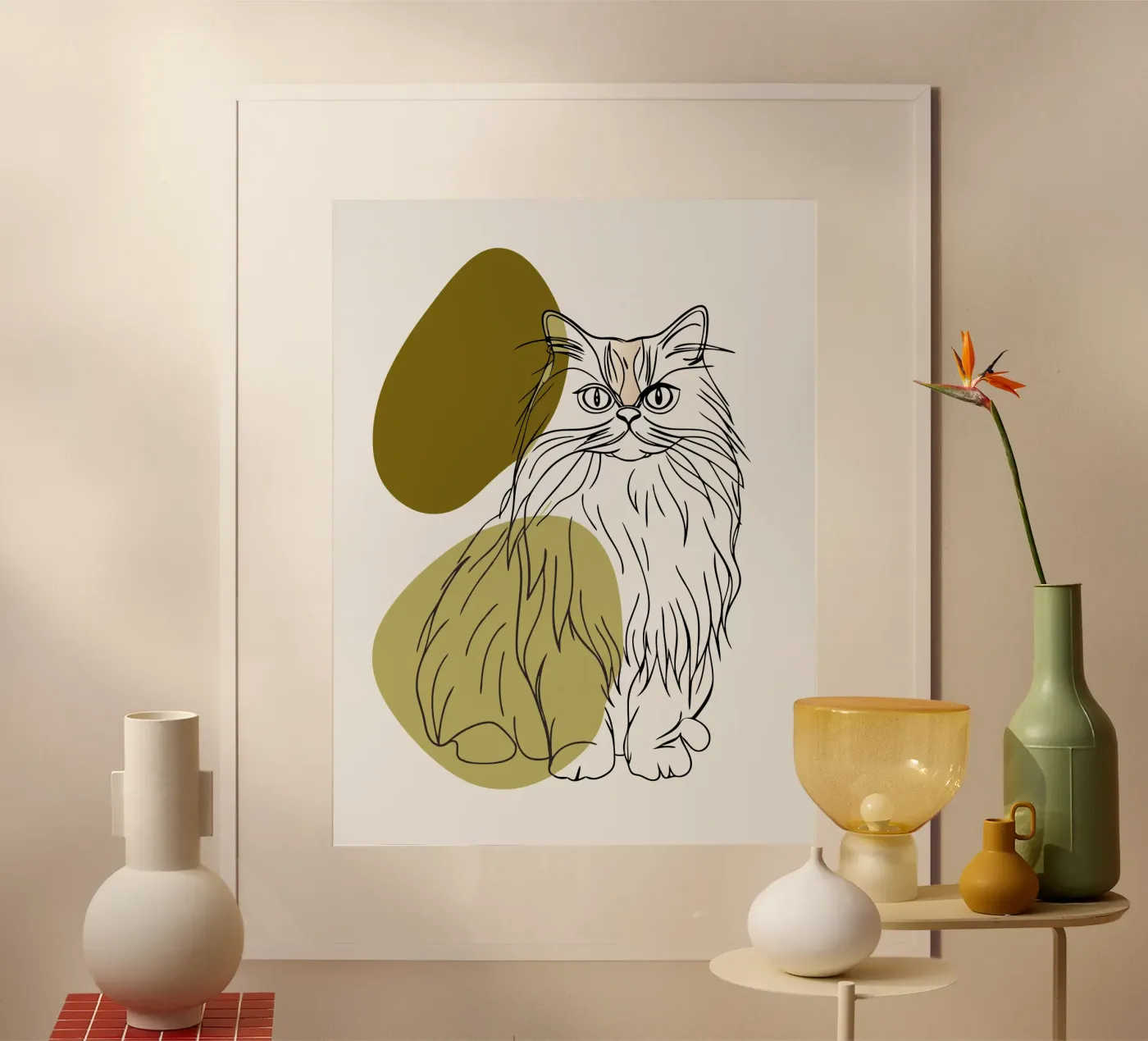 Cat poster by RELAXING TOUCH
