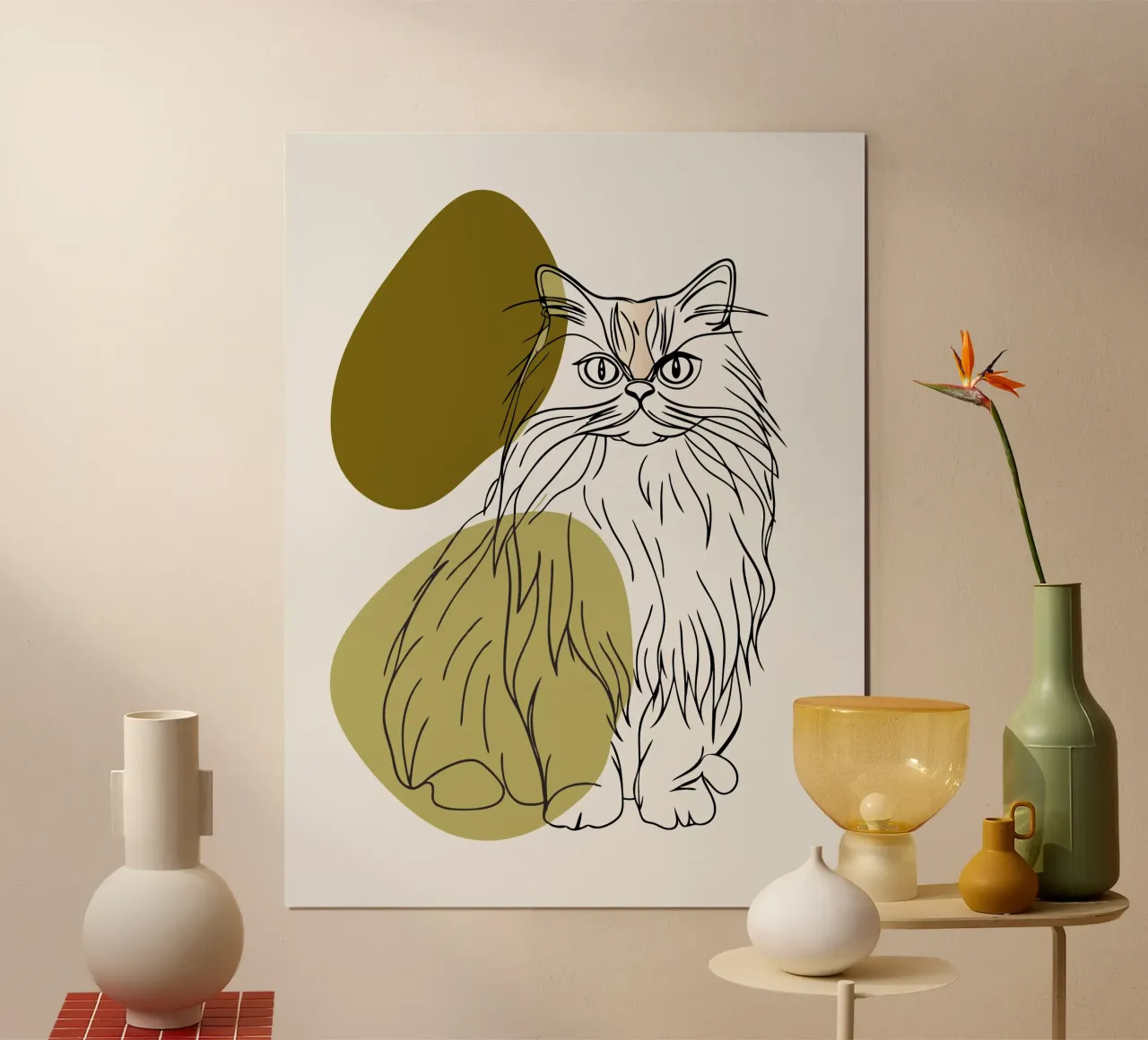 Cat poster by RELAXING TOUCH