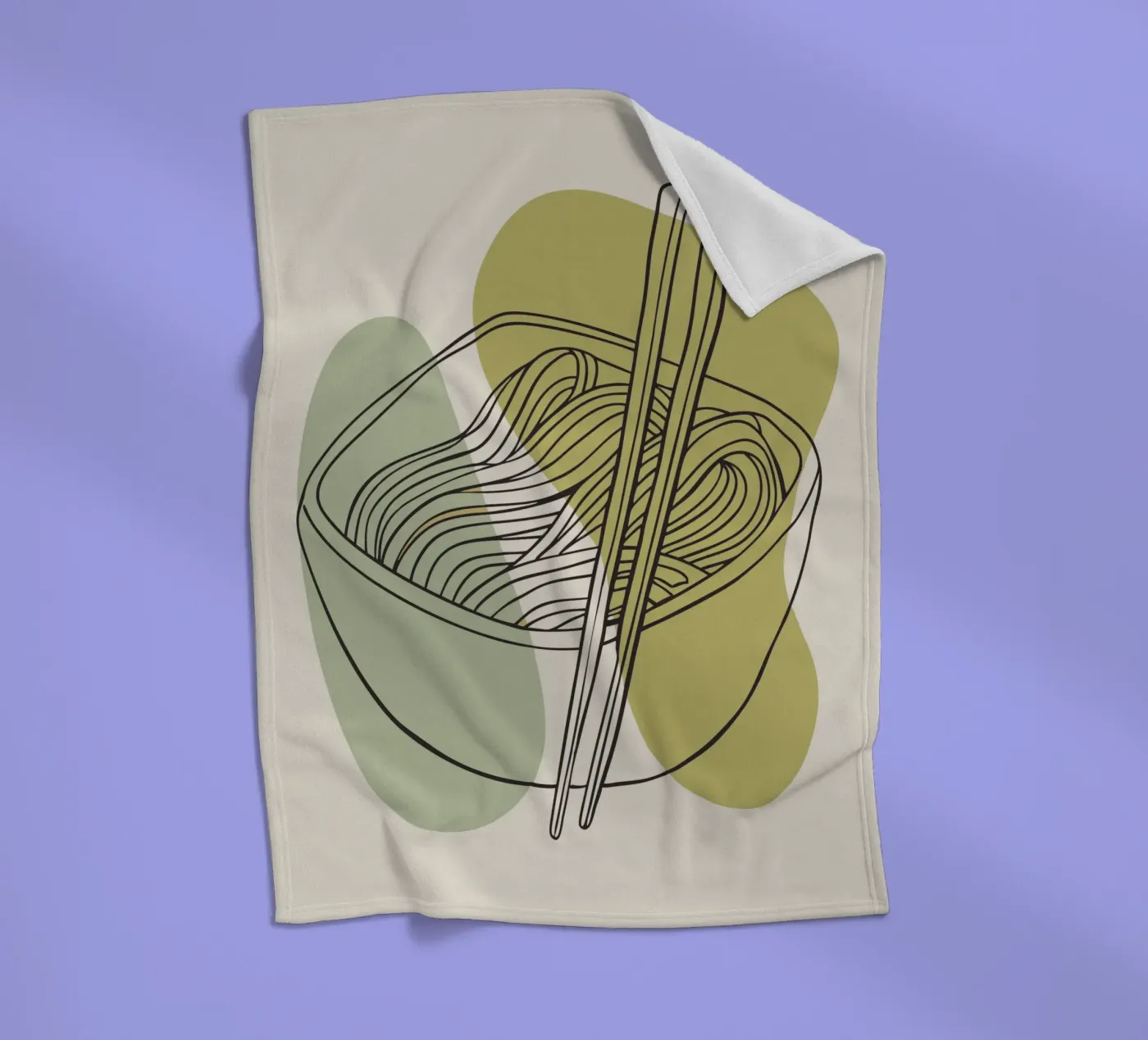 Noedels fleecedeken van RELAXING TOUCH