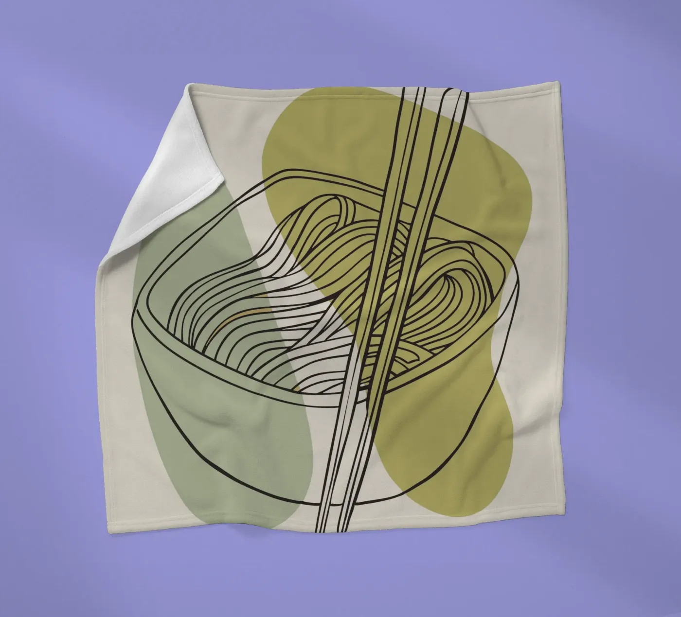 Noedels fleecedeken van RELAXING TOUCH