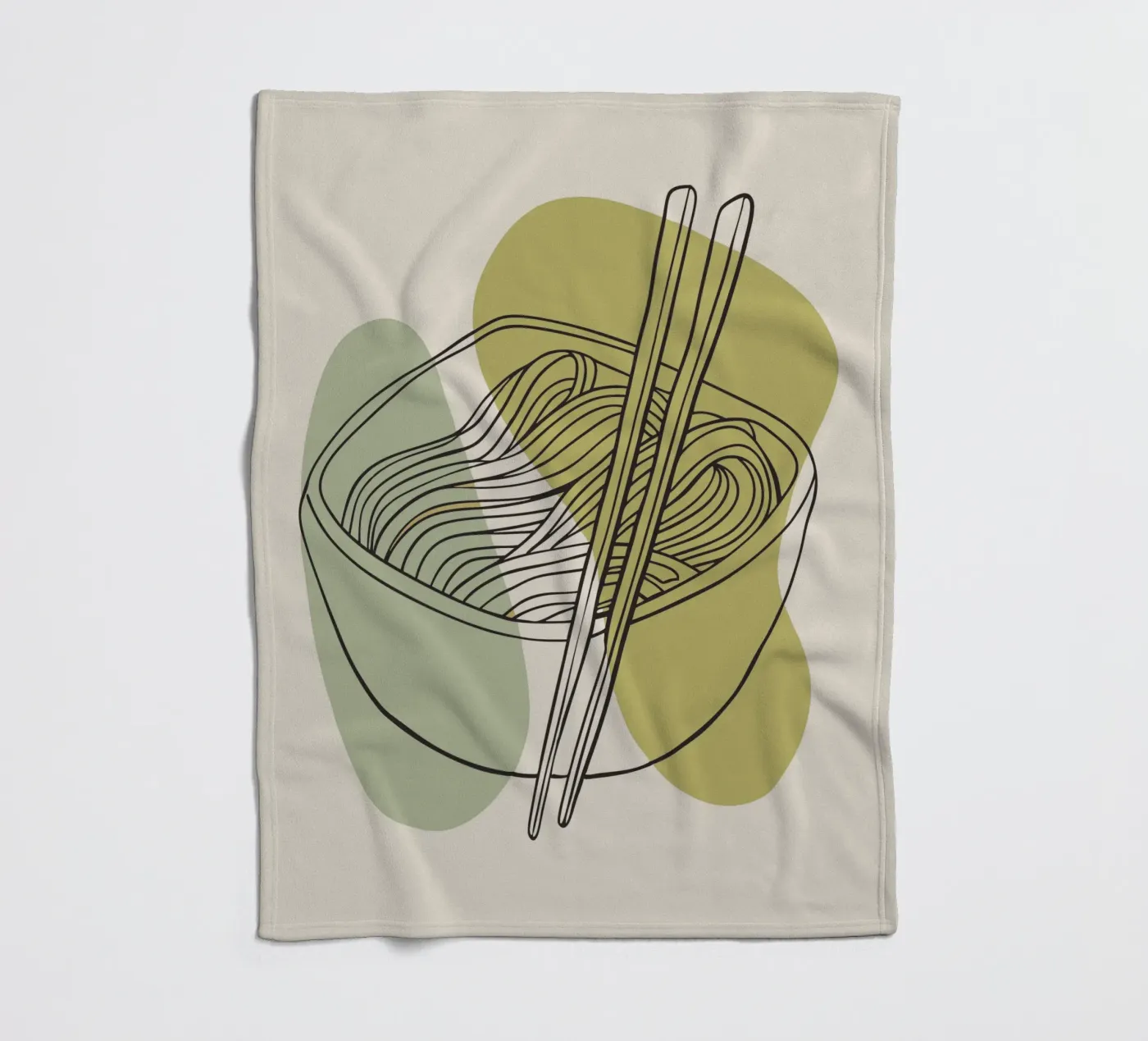 Noedels fleecedeken van RELAXING TOUCH