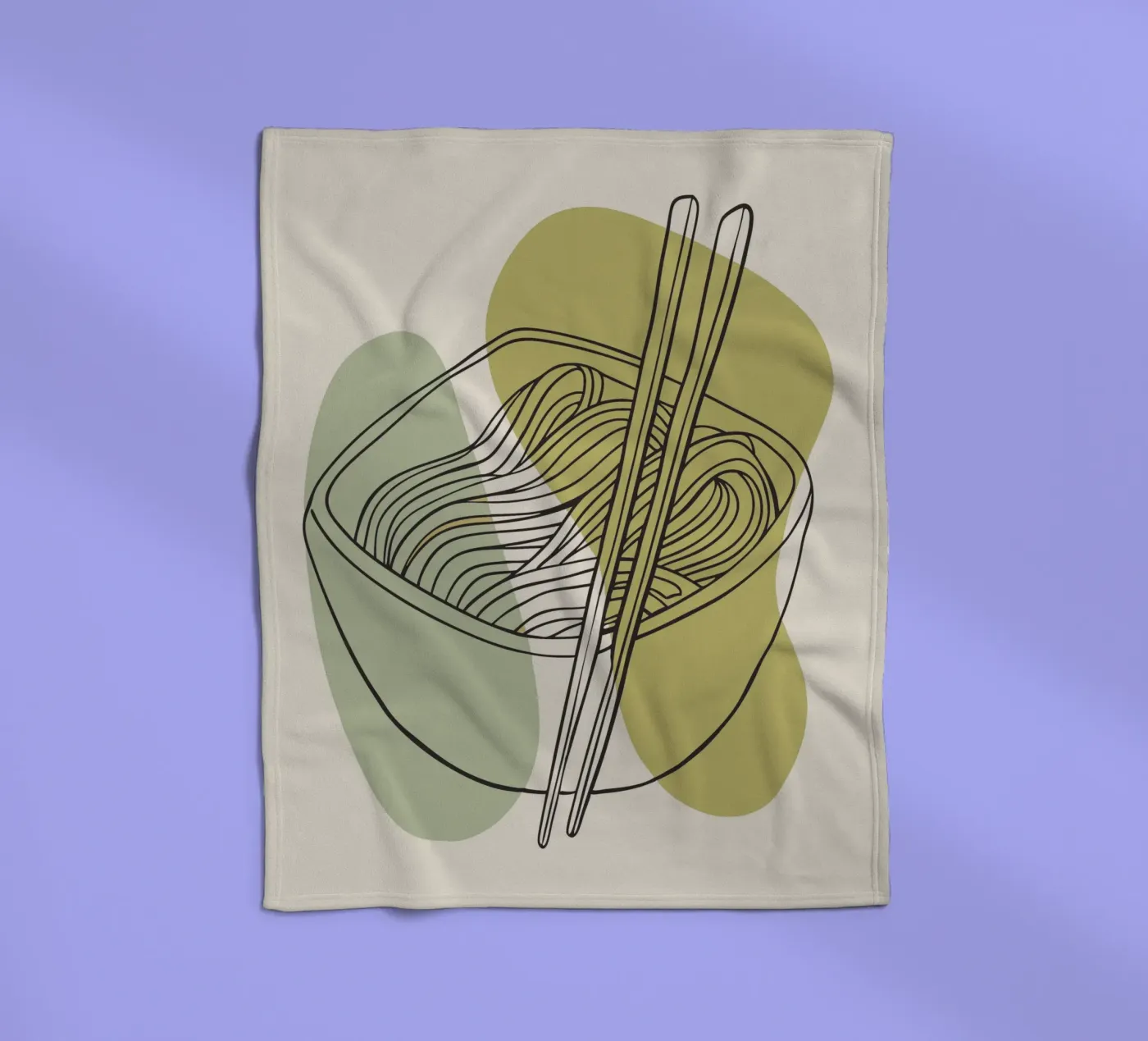 Noedels fleecedeken van RELAXING TOUCH