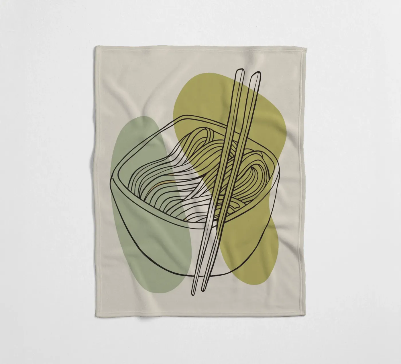 Noedels fleecedeken van RELAXING TOUCH