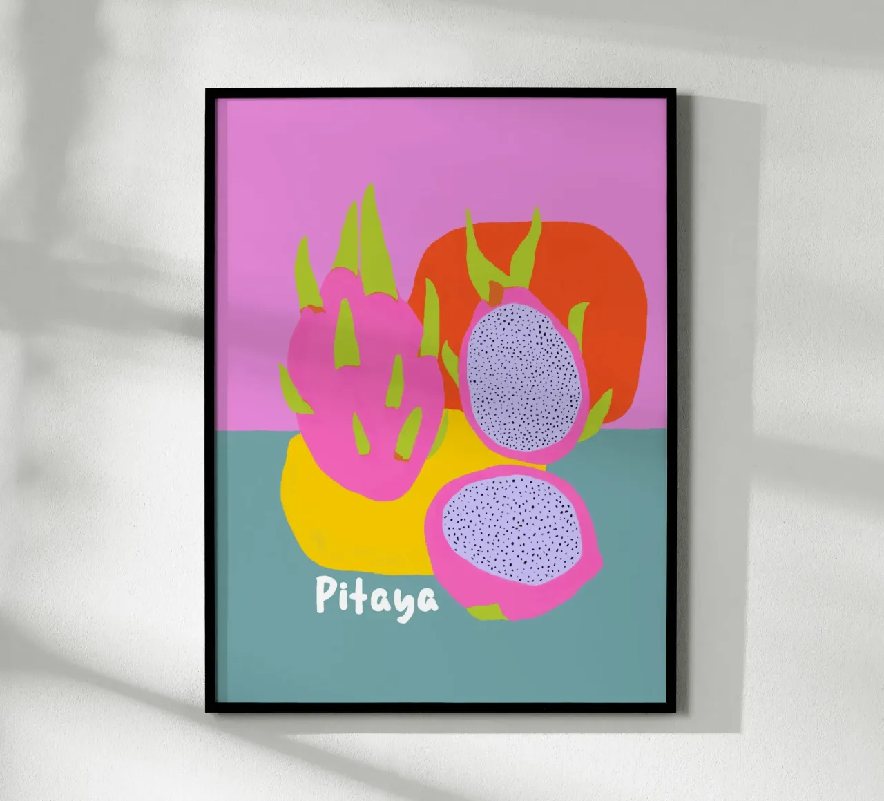 Drachenfrüchte Sommer Pop Poster von Carinaprint