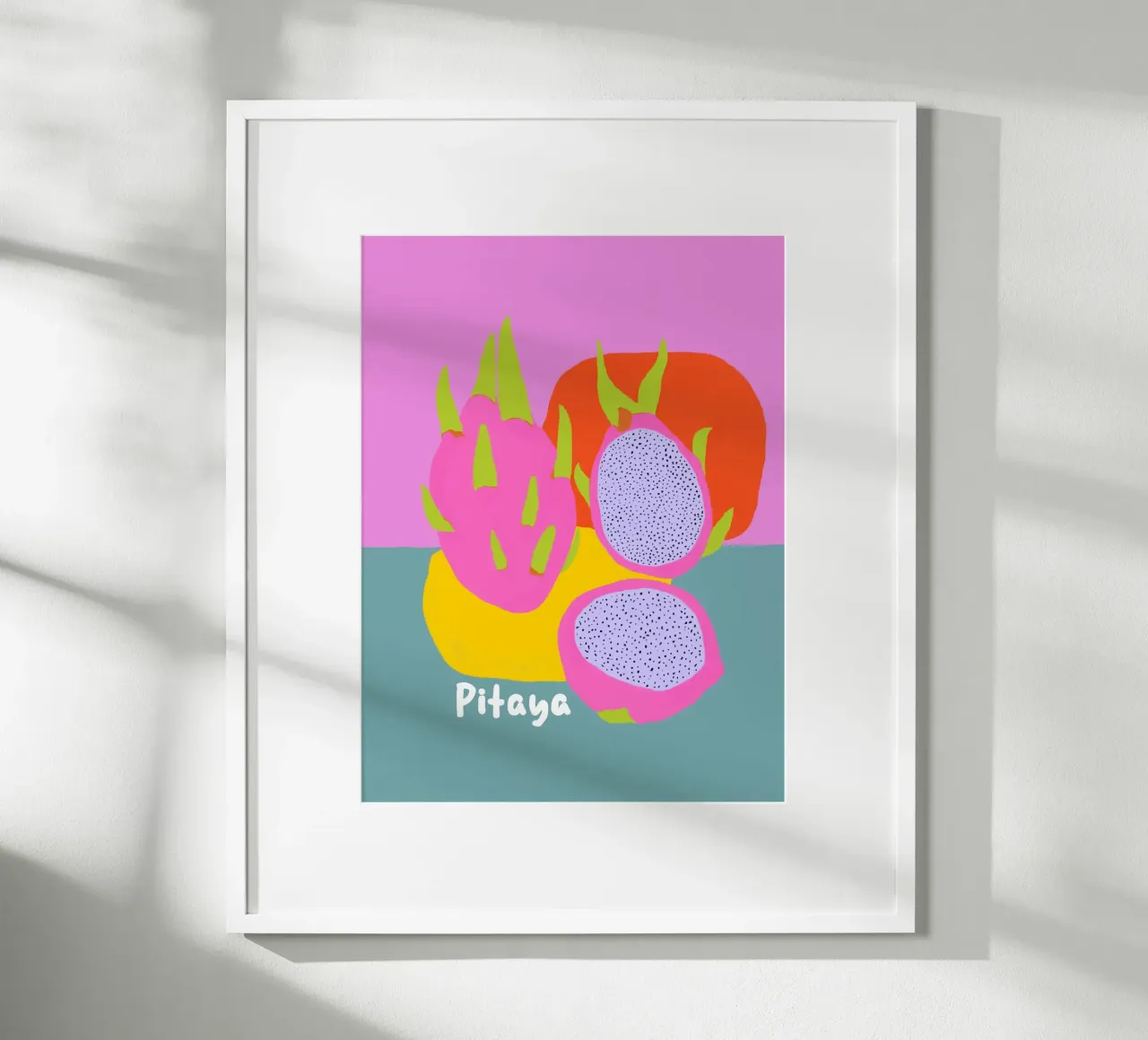 Drachenfrüchte Sommer Pop Poster von Carinaprint