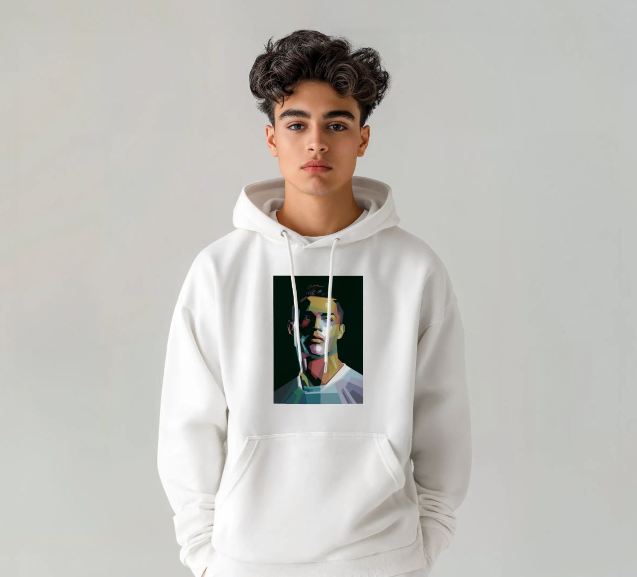 CR7 Pop Art | WPAP felpa con cappuccio da Alkahfsmart