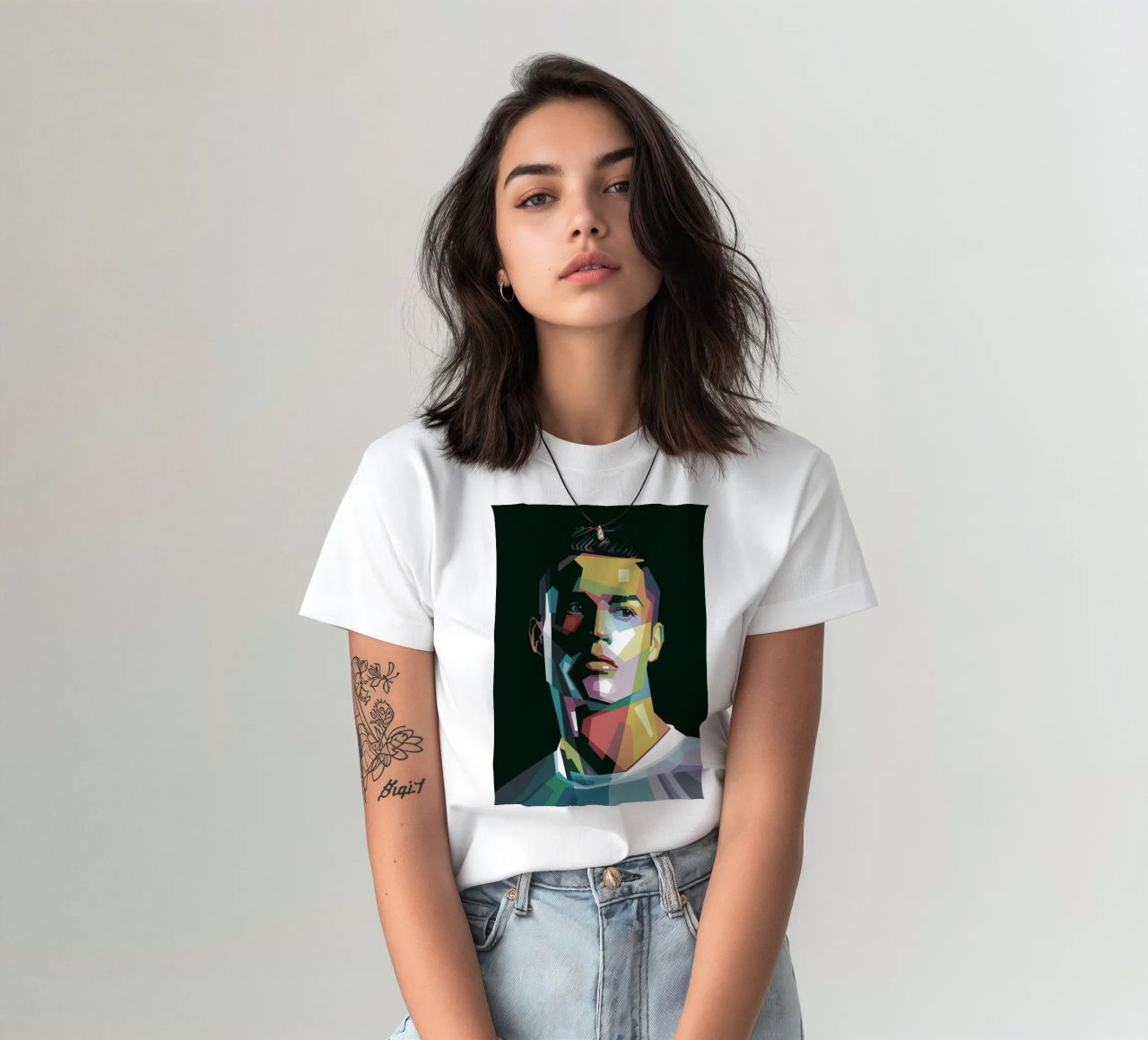 CR7 Pop Art | WPAP t-shirt da Alkahfsmart