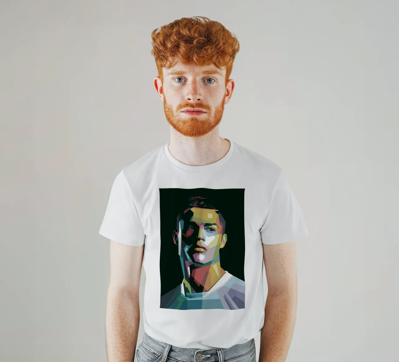 CR7 Pop Art | WPAP camiseta de Alkahfsmart