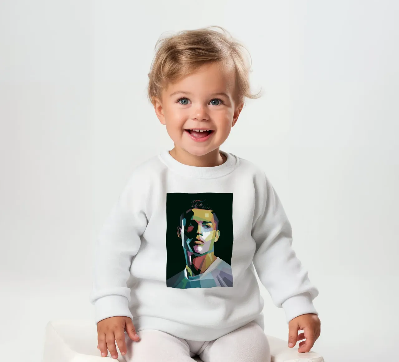 CR7 Pop Art | WPAP felpa neonato da Alkahfsmart