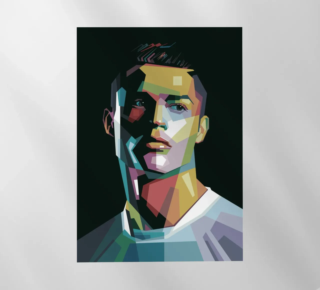 CR7 Pop Art | WPAP pellicola backlit da Alkahfsmart