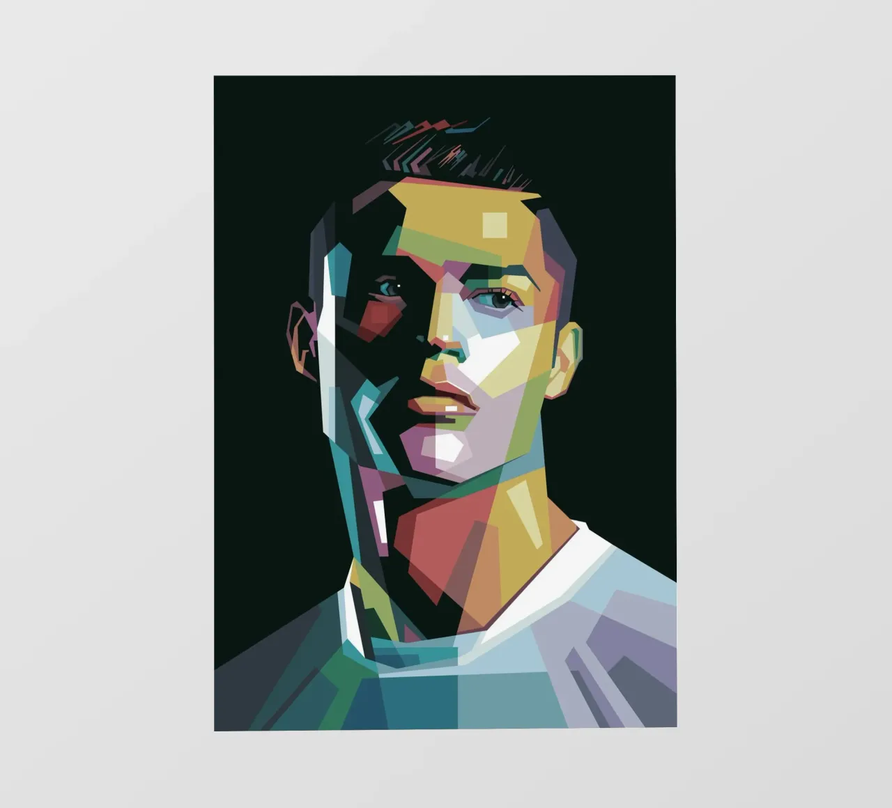 CR7 Pop Art | WPAP pellicola backlit da Alkahfsmart