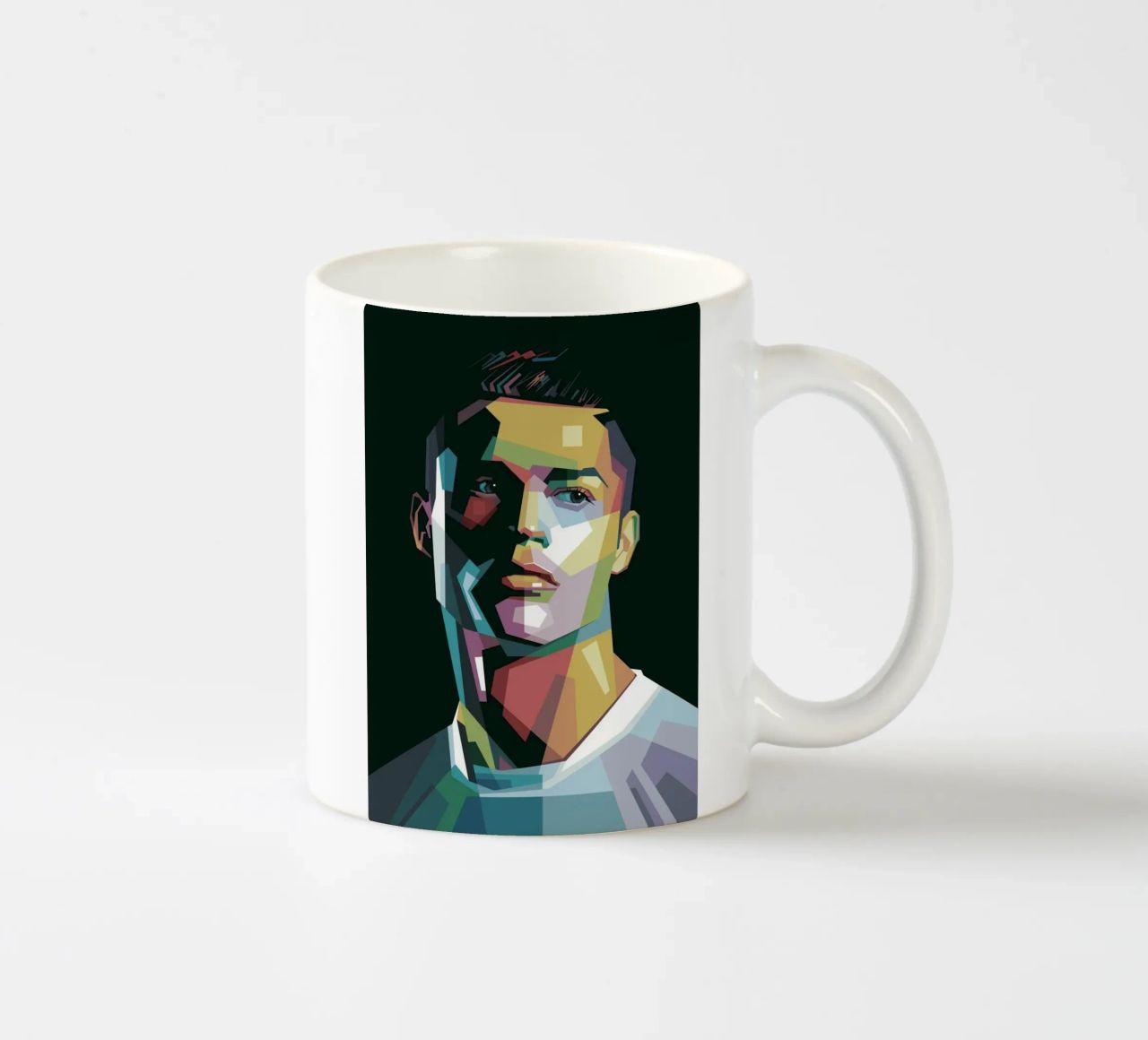 CR7 Pop Art | WPAP tazza in ceramica da Alkahfsmart