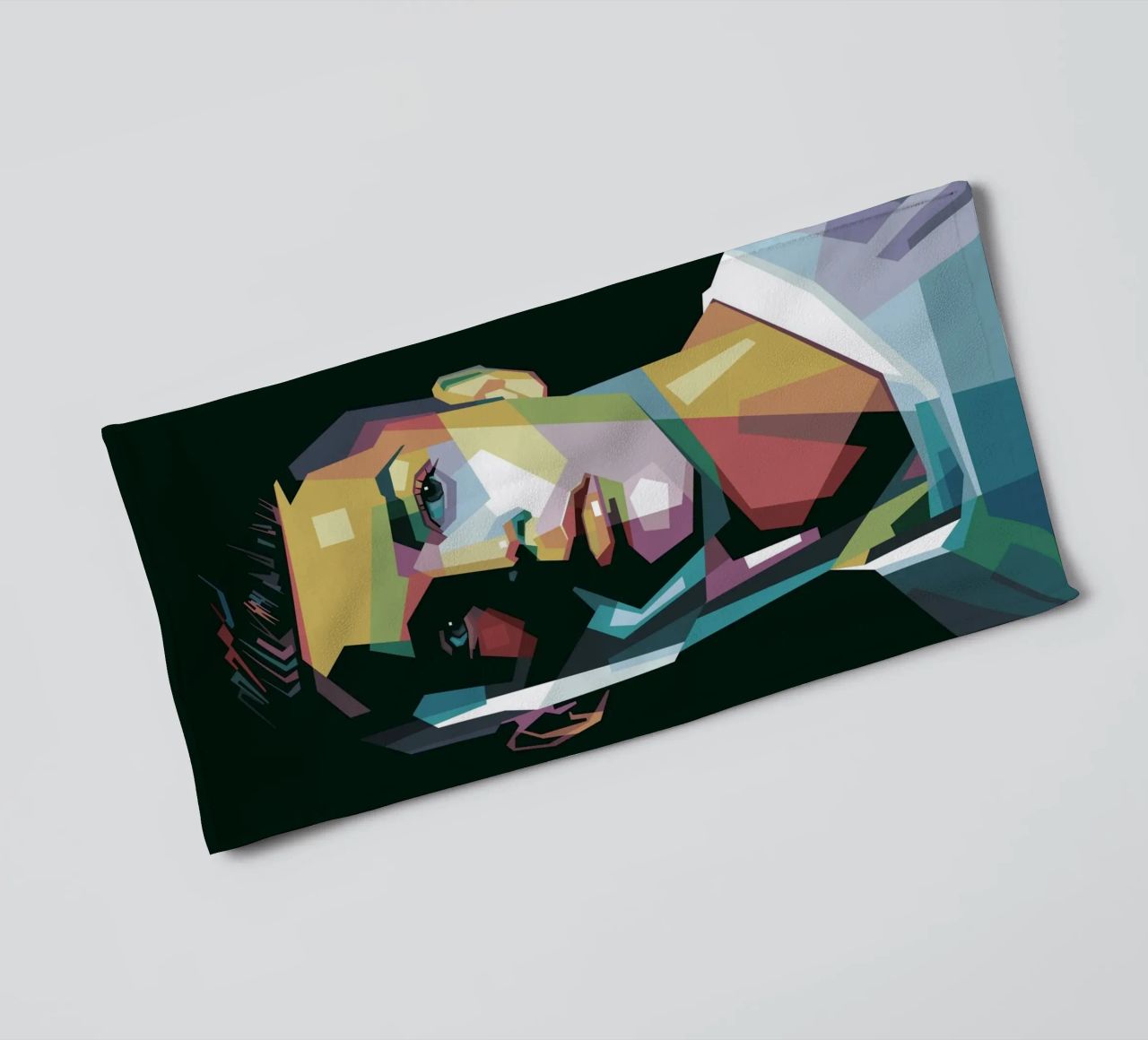 CR7 Pop Art | WPAP Handtuch von Alkahfsmart