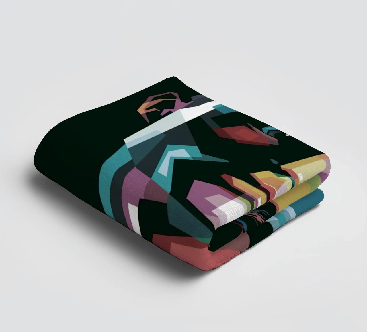 CR7 Pop Art | WPAP Handtuch von Alkahfsmart