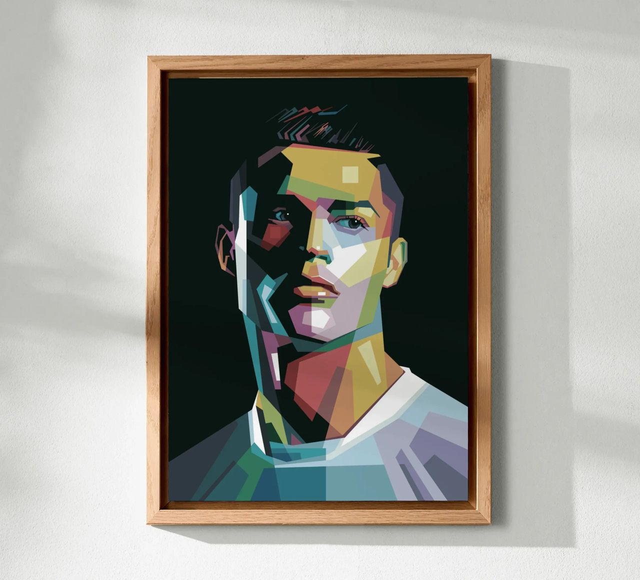 CR7 Pop Art | WPAP alluminio dibond da Alkahfsmart