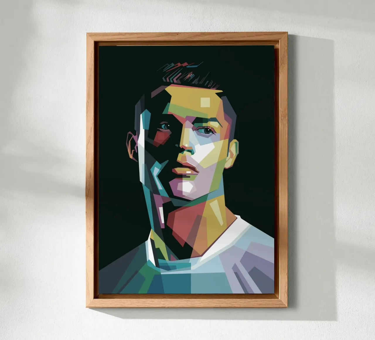 CR7 Pop Art | WPAP alluminio dibond da Alkahfsmart