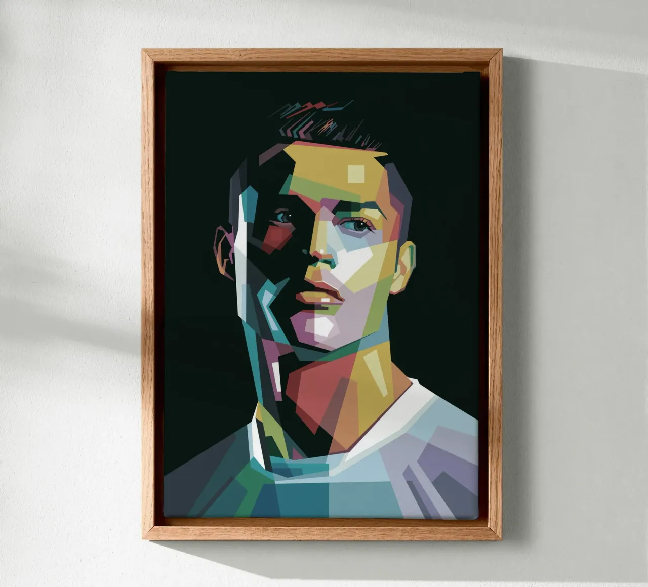 CR7 Pop Art | WPAP tela da Alkahfsmart