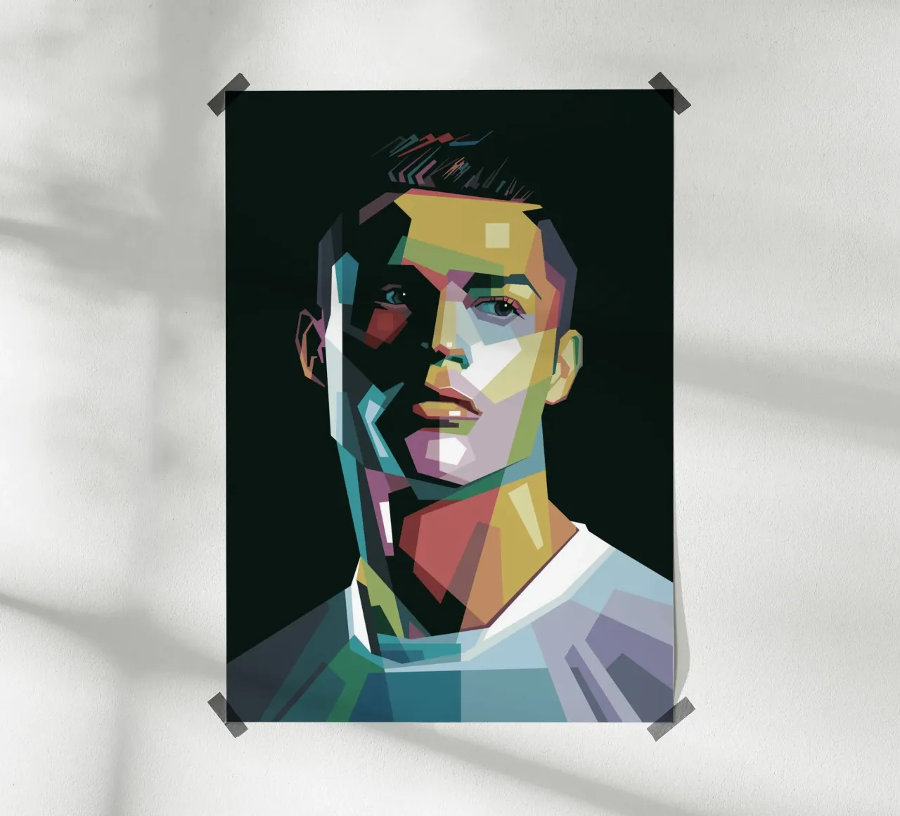CR7 Pop Art | WPAP hahnemühle de Alkahfsmart