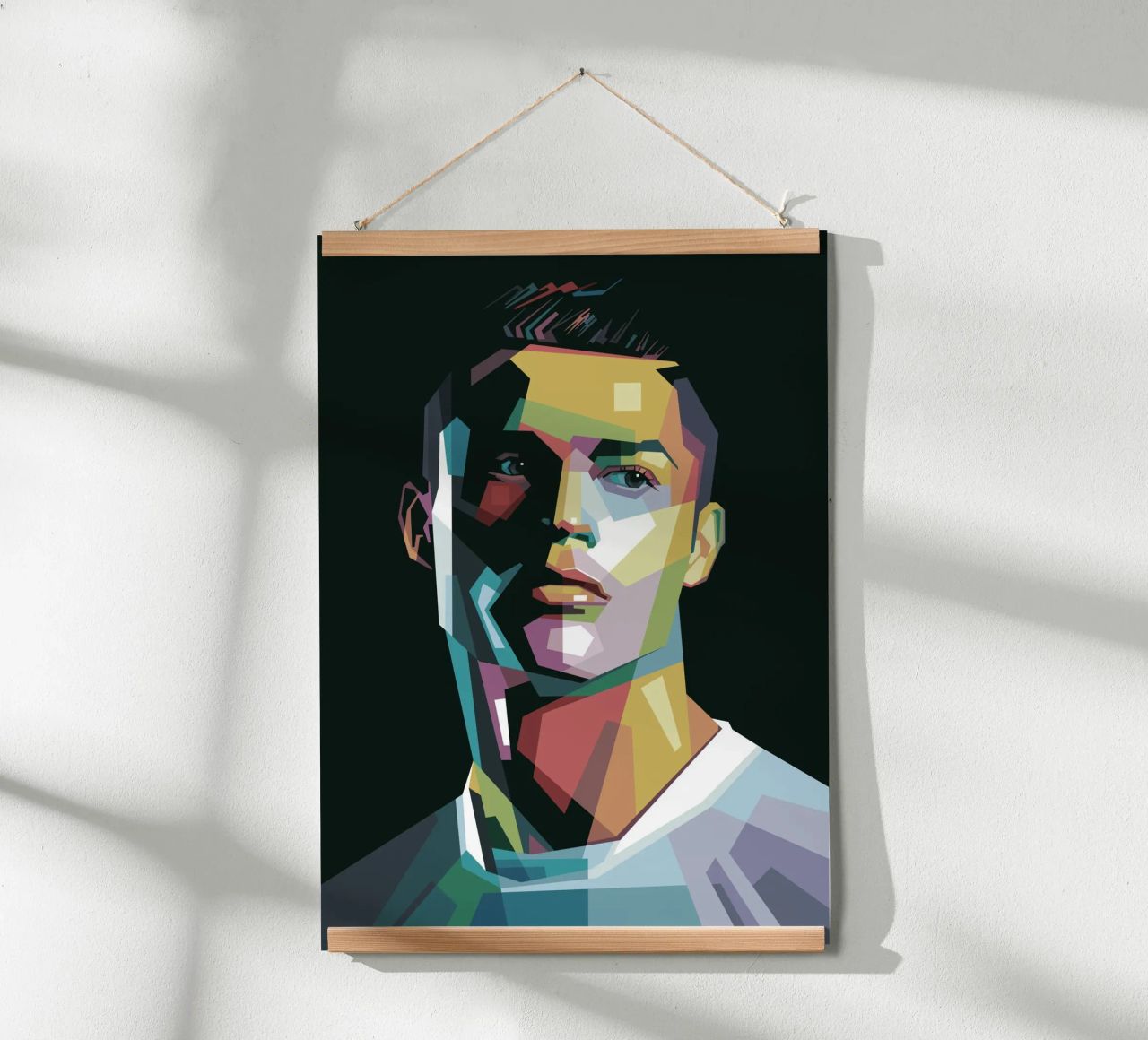 CR7 Pop Art | WPAP Poster von Alkahfsmart