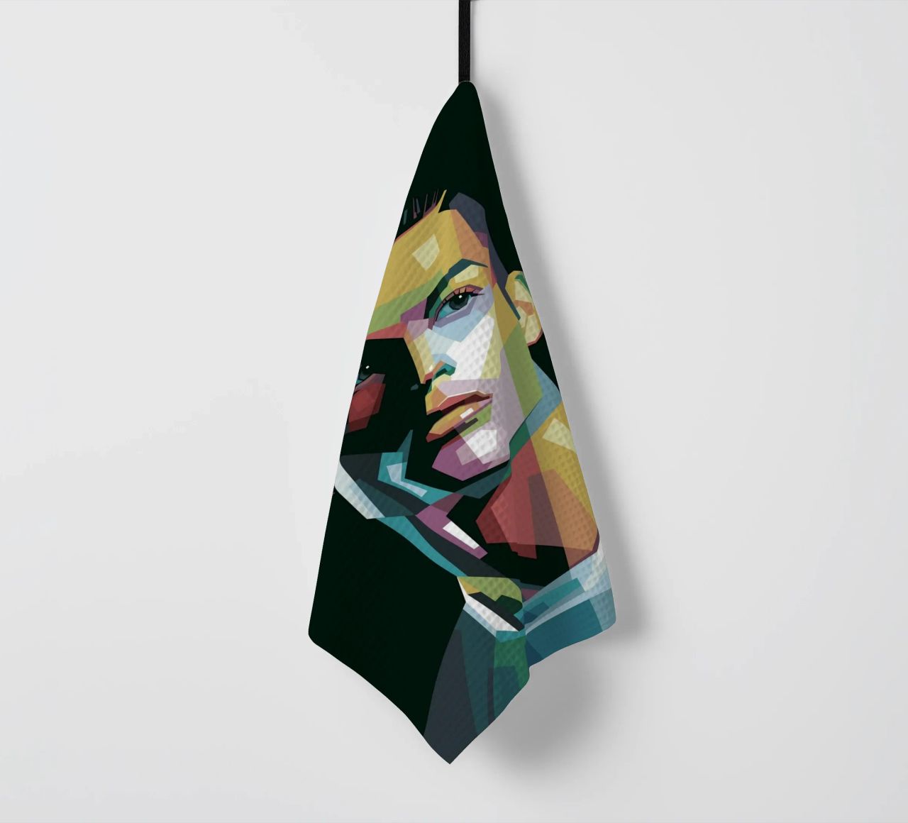 CR7 Pop Art | WPAP Geschirrtuch von Alkahfsmart