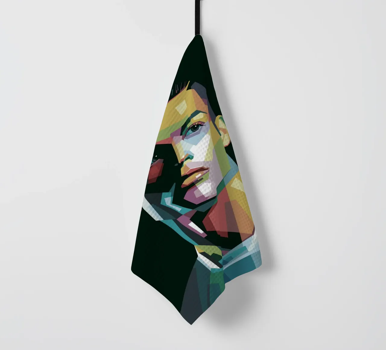 CR7 Pop Art | WPAP paño de cocina de Alkahfsmart