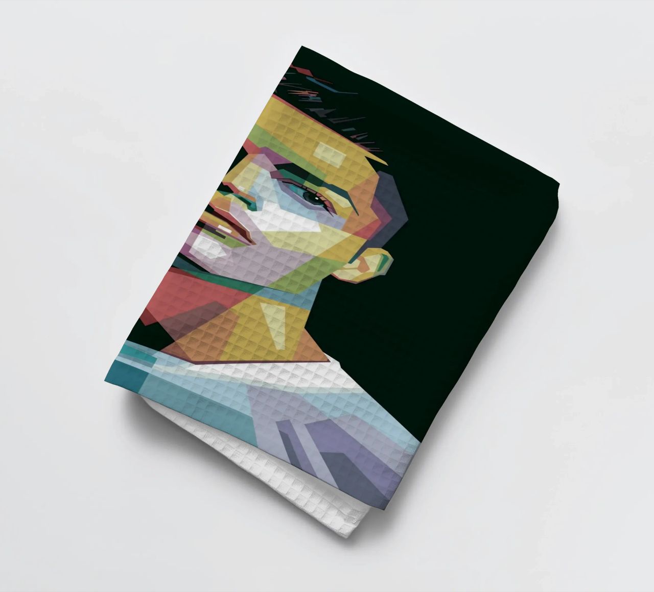 CR7 Pop Art | WPAP Geschirrtuch von Alkahfsmart