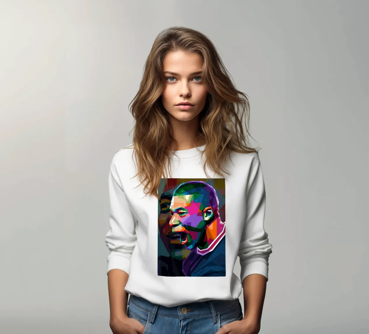 Mbappe WPAP felpa da Alkahfsmart