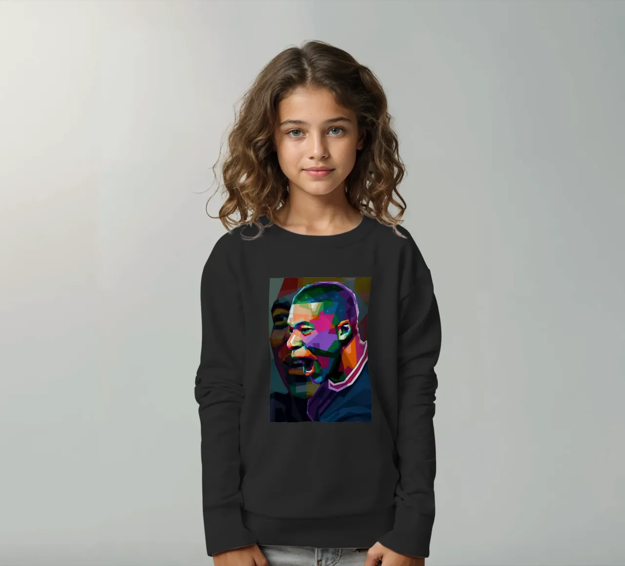 Mbappe WPAP felpa bambino da Alkahfsmart