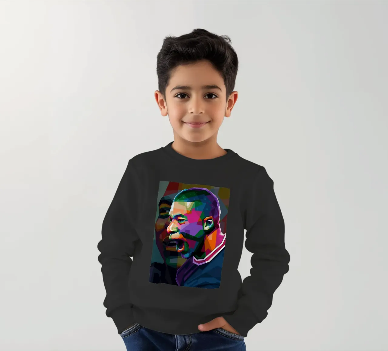 Mbappe WPAP felpa bambino da Alkahfsmart